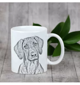 Rhodesian Ridgeback - Tasse mit Hund, fröhliche Tasse für Hundeliebhaber, personalisiertes Geschenk der Marke Art-Dog