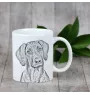 Rhodesian Ridgeback - Tasse mit Hund, fröhliche Tasse für Hundeliebhaber, personalisiertes Geschenk der Marke Art-Dog