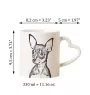 Petit chien russe, Toy Terrier Russe, Toychik, Toy-tchik - tasse avec chien, une tasse adorable avec une anse en forme de cœur, un cadeau universel de la marque Art-Dog