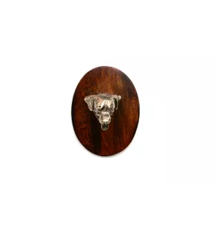 Rottweiler III broszka clipring drewniany Art-Dog