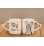 Petit chien russe, Toy Terrier Russe, Toychik, Toy-tchik - tasse avec chien, une tasse adorable avec une anse en forme de cœur, un cadeau universel de la marque Art-Dog