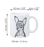Petit chien russe, Toy Terrier Russe, Toychik, Toy-tchik - tasse avec chien, une tasse adorable avec une illustration, un cadeau avec votre photo de la marque Art-Dog