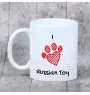 Russischer Toy, Russkiy Toy, Russischer Zwergspaniel - Tasse mit Hund, entzückende Tasse mit Grafik, Geschenk mit Ihrem Foto von der Marke Art-Dog