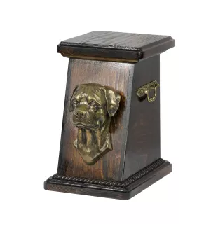Rottweiler, Bouvier allemand - urne pour les cendres d'un chien, une urne élégante avec une statuette, une urne commémorative avec un buste de chien de la marque Art-Dog