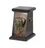 Rottweiler, Rott, Rottie - urn for dog ashes, elegant urn with a statue, commemorative urn with a bust of a dog by Art-Dog brand