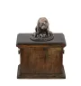 Rottweiler, Bouvier allemand I - une urne pour les cendres d'un chien, une urne avec une statuette, une urne élégante de style classique de la marque Art-Dog