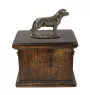 Rottweiler II eine Urne für die Asche des Hundes, eine Urne mit einer Statue, eine elegante Urne im klassischen Stil der Marke Art-Dog