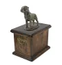 Rottweiler II eine Urne für die Asche des Hundes, eine Urne mit einer Statue, eine elegante Urne im klassischen Stil der Marke Art-Dog