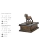 Rottweiler - Hund Ascheurne, klassische Urne mit Statue, elegante Urne mit Hund von der Marke Art-Dog