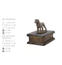 Rottweiler, Bouvier allemand I - urne pour cendres de chien, urne personnalisée avec une statuette, urne en bois avec un chien de la marque Art-Dog