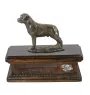 Rottweiler IV urne in Hundeasche, personalisierte Urne mit Statue, Holzurne mit Hund von Art-Dog