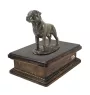 Rottweiler IV urne in Hundeasche, personalisierte Urne mit Statue, Holzurne mit Hund von Art-Dog