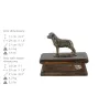 Rottweiler IV urne in Hundeasche, personalisierte Urne mit Statue, Holzurne mit Hund von Art-Dog