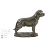 Rottweiler, Rott, Rottie V - urn for dog ashes, personalized urn with a statue, wooden urn with a dog by Art-Dog brand
