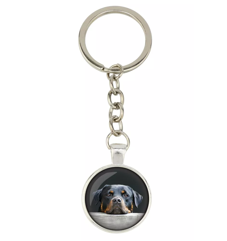 Rottweiler, Rott, Rottie - keychain with your photo, key decoration, bag pendant from Art-Dog brand