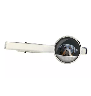 Rottweiler Ärmelknöpfe und Krawatte mit Ihrem Foto, Anzugaccessoire, Herrenschmuck der Marke Art-Dog