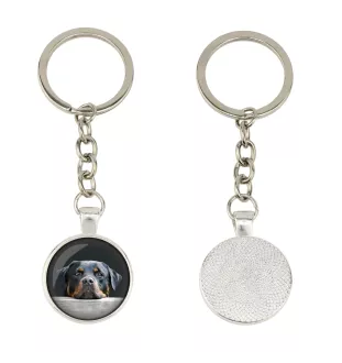 Rottweiler - Schlüsselanhänger in einer Box, eigenes Foto, Schlüsselanhänger der Marke Art-Dog