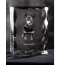 Rottweiler, Bouvier allemand - cristal avec photo de chien, statuette en verre avec photo, cadre exceptionnel avec photo de la marque Art-Dog