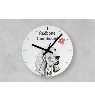 Rottweiler, Rott, Rottie - wall clock with a dog, shelf clock with a print, personalized home decoration from the Art-Dog brand