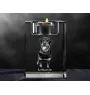 Rottweiler - Kerzenhalter mit Hundefoto, Teelichthalter aus Kristall, personalisiertes Geschenk der Marke Art-Dog