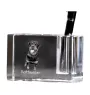 Rottweiler, Rott, Rottie - Pen stand, crystal organiser with dog photo, unique desk decoration by Art-Dog brand