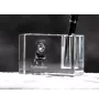 Rottweiler, Rott, Rottie - Pen stand, crystal organiser with dog photo, unique desk decoration by Art-Dog brand