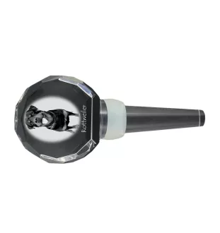 Rottweiler - Kristallflaschenverschluss, einzigartiger Weinverschluss mit Foto, personalisiertes Geschenk für Sommelier der Marke Art-Dog