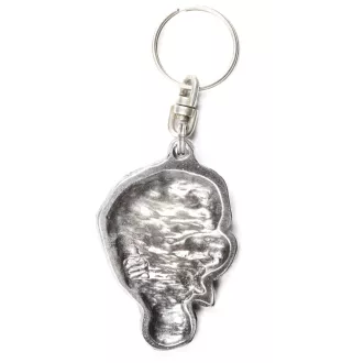 Saint-bernard, Chien Du Mont Saint-Bernard - Pendentif chien argenté, décoration de sac à main, pendentif sac à dos par la marque Art-Dog