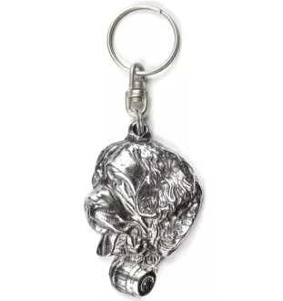 St. Bernard, Saint Bernard, Alpine Mastiff, Bernhardiner - Silver-plated pendant with a dog in a decorative box, handbag decoration, backpack pendant by Art-Dog brand
