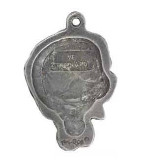 Saint-bernard, Chien Du Mont Saint-Bernard - collier avec un chien, pendentif en plaqué argent pour les fans de chiens, bijoux uniques de la marque Art-Dog