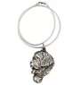 St. Bernard, Saint Bernard, Alpine Mastiff, Bernhardiner - Dog necklace, unique jewellery for the dog fan, unique adder pendant by Art-Dog brand