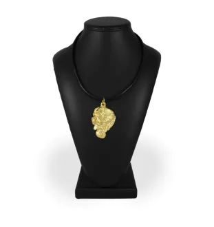 Saint-bernard, Chien Du Mont Saint-Bernard - Collier pour chien, pendentif plaqué or pour fan de chien, bijoux uniques de la marque Art-Dog