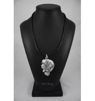 Saint-bernard, Chien Du Mont Saint-Bernard - Collier de chien dans une boîte cadeau, médaillon argenté pour fan de chien, pendentif remarquable de la marque Art-Dog