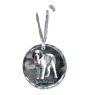 Saint-bernard, Chien Du Mont Saint-Bernard - boule de Noël en cristal avec une photo, photo de chien dans le cristal, décoration personnalisée pour sapin de Noël de la marque Art-Dog