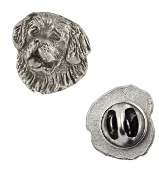 Bernardyn pin posrebrzony w pudełku Art-Dog