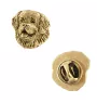 St. Bernhardshund, Bernhardiner - Vergoldete Brosche, eleganter Hundeschmuck, einzigartige Brosche der Marke Art-Dog
