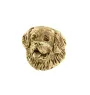 St. Bernard, Saint Bernard, Alpine Mastiff, Bernhardiner - gold-plated pin brooch, elegant dog ornament, unique pin by Art-Dog brand