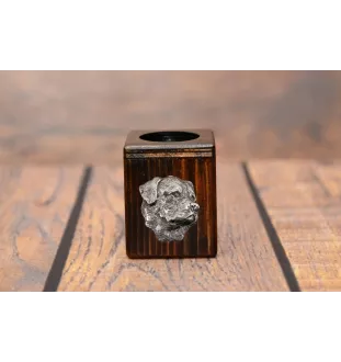 Rottweiler II świecznik kwadratowy Art-Dog