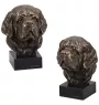 Saint-bernard, Chien Du Mont Saint-Bernard - Statue de chien, buste sur socle en pierre, sculpture, trophée pour exposition canine par la marque Art-Dog
