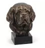 Saint-bernard, Chien Du Mont Saint-Bernard - Statue de chien, buste sur socle en pierre, sculpture, trophée pour exposition canine par la marque Art-Dog