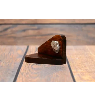 Rottweiler, Bouvier allemand I - bougeoir en bois avec un chien, support pour bougie chauffe-plat, lieu de mémoire pour chien de la marque Art-Dog