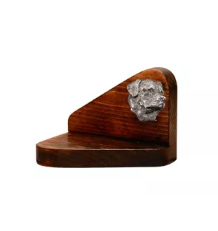 Rottweiler II - Holzkerzenhalter mit Hund, Teelichthalter, Gedenkstätte für den Hund der Marke Art-Dog