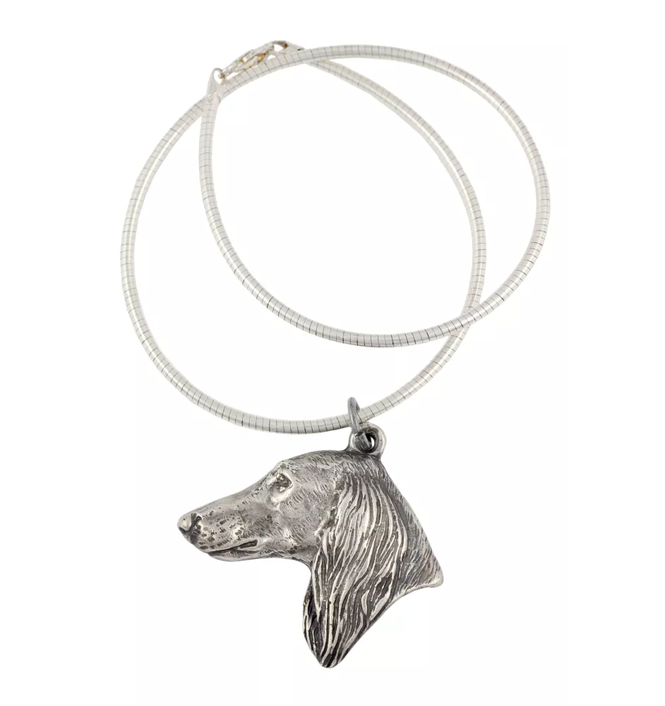 Saluki, Persischer Windhund - Hundehalsband, einzigartiger Schmuck für den Hundefan, einzigartiger Kreuzotter-Anhänger der Marke Art-Dog