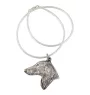 Saluki, Persischer Windhund - Hundehalsband, einzigartiger Schmuck für den Hundefan, einzigartiger Kreuzotter-Anhänger der Marke Art-Dog