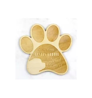 Bernardyn podkładka pod kubek ze sklejki Art-Dog