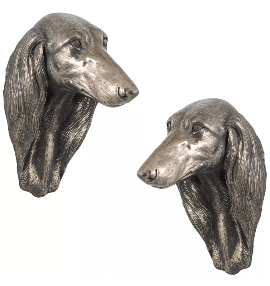 Saluki, Persischer Windhund - Hundestatue, hängende Büste, einzigartige Dekoration für Hundeliebhaber der Marke Art-Dog