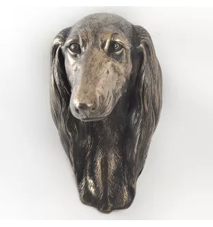 Saluki, Persian Greyhound, Arabian hound, Gazelle hound - Dog statue, hanging bust, unique decoration for dog lover by Art-Dog brand