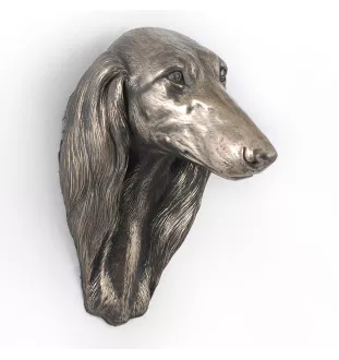 Saluki, Persischer Windhund - Hundestatue, hängende Büste, einzigartige Dekoration für Hundeliebhaber der Marke Art-Dog