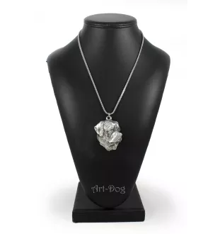 Rottweiler I posrebrzany naszyjnik na łańcuszku Art-Dog