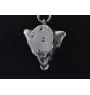Rottweiler, Bouvier allemand - un collier avec un chien, un pendentif de chien sur une chaîne en argent, un bijou unique de la marque Art-Dog